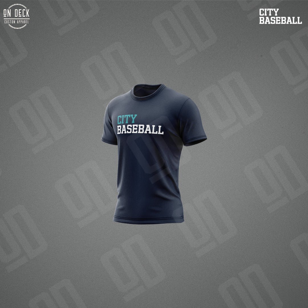 ADULT-GILDAN TEAL CITY TOP
