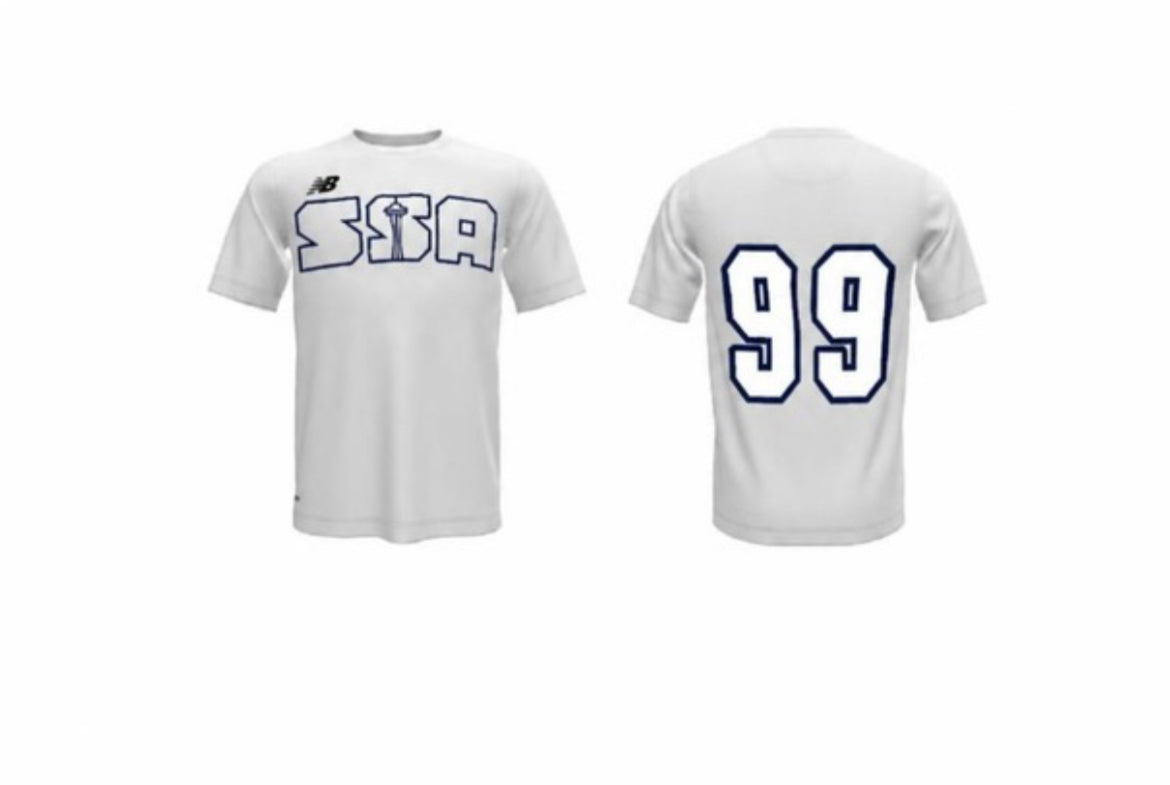 SSA 10U White Team Jersey
