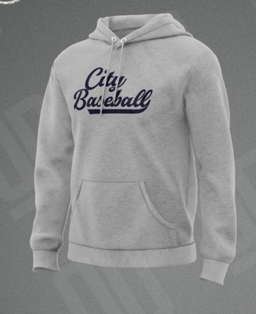 ADULT Just Like Hero Hoodie (Printed Logo)-City Baseball