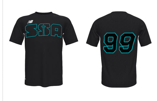 SSA New Balance Black Team Jersey